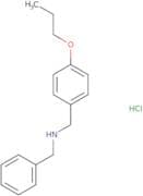 Benzyl[(4-propoxyphenyl)methyl]amine hydrochloride
