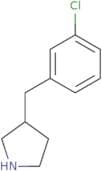 3-[(3-Chlorophenyl)methyl]pyrrolidine