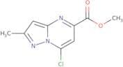 Methyl 7-chloro-2-methylpyrazolo[1,5-a]pyrimidine-5-carboxylate