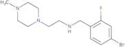 [(4-Bromo-2-fluorophenyl)methyl][2-(4-methylpiperazin-1-yl)ethyl]amine