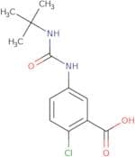 5-[(tert-Butylcarbamoyl)amino]-2-chlorobenzoic acid