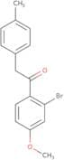 1-(2-Bromo-4-methoxyphenyl)-2-(4-methylphenyl)ethan-1-one