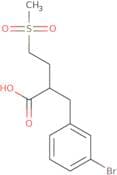 2-[(3-Bromophenyl)methyl]-4-methanesulfonylbutanoic acid