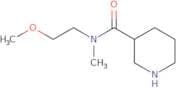 N-(2-Methoxyethyl)-N-methylpiperidine-3-carboxamide