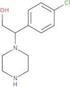2-(4-Chlorophenyl)-2-(piperazin-1-yl)ethan-1-ol