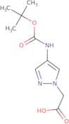 2-(4-{[(tert-Butoxy)carbonyl]amino}-1H-pyrazol-1-yl)acetic acid