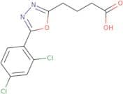4-[5-(2,4-Dichlorophenyl)-1,3,4-oxadiazol-2-yl]butanoic acid