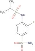 3-Fluoro-4-(propane-2-sulfonamido)benzene-1-sulfonamide