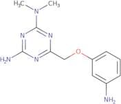 6-(3-Aminophenoxymethyl)-2-N,2-N-dimethyl-1,3,5-triazine-2,4-diamine