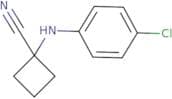 1-((4-Chlorophenyl)amino)cyclobutanecarbonitrile