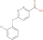 6-[(2-Chlorophenyl)sulfanyl]pyridazine-3-carboxylic acid