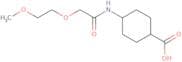 4-[2-(2-Methoxyethoxy)acetamido]cyclohexane-1-carboxylic acid