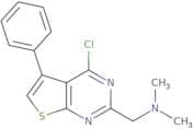 ({4-Chloro-5-phenylthieno[2,3-d]pyrimidin-2-yl}methyl)dimethylamine