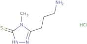 5-(3-Aminopropyl)-4-methyl-4H-1,2,4-triazole-3-thiol hydrochloride