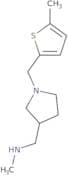 Methyl({1-[(5-methylthiophen-2-yl)methyl]pyrrolidin-3-yl}methyl)amine dihydrochloride