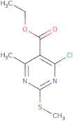 Ethyl 4-chloro-6-methyl-2-(methylthio)pyrimidine-5-carboxylate