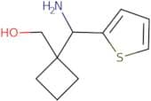 {1-[Amino(thiophen-2-yl)methyl]cyclobutyl}methanol