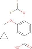 3-Cyclopropylmethoxy-4-difluoromethoxy-benzoic acid