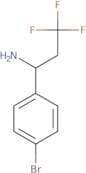 (1R)-1-(4-Bromophenyl)-3,3,3-trifluoropropan-1-amine