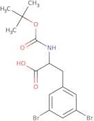 2-{[(tert-Butoxy)carbonyl]amino}-3-(3,5-dibromophenyl)propanoic acid