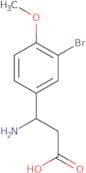 3-Amino-3-(3-bromo-4-methoxyphenyl)propanoic acid