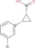 rac-(1R,2R)-2-(3-bromophenyl)cyclopropane-1-carboxylic acid, trans