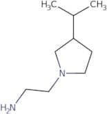 2-[3-(Propan-2-yl)pyrrolidin-1-yl]ethan-1-amine