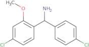 (4-Chloro-2-methoxyphenyl)(4-chlorophenyl)methanamine