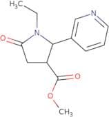 rac-Methyl (2R,3R)-1-ethyl-5-oxo-2-(pyridin-3-yl)pyrrolidine-3-carboxylate