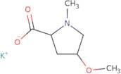 Potassium (2S,4S)-4-methoxy-1-methylpyrrolidine-2-carboxylate