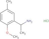 (1S)-1-(2-Methoxy-5-methylphenyl)ethan-1-amine hydrochloride