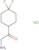 2-Amino-1-(4,4-difluorocyclohexyl)ethan-1-one hydrochloride