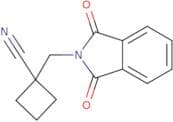 1-[(1,3-Dioxo-2,3-dihydro-1H-isoindol-2-yl)methyl]cyclobutane-1-carbonitrile