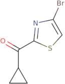 4-Bromo-2-cyclopropanecarbonyl-1,3-thiazole