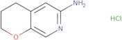 2H,3H,4H-Pyrano[2,3-c]pyridin-6-amine hydrochloride