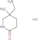5-(Aminomethyl)-5-methylpiperidin-2-one hydrochloride