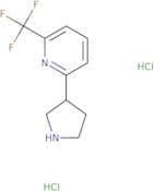 2-(Pyrrolidin-3-yl)-6-(trifluoromethyl)pyridine dihydrochloride
