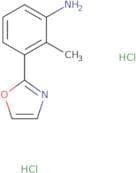 2-Methyl-3-(1,3-oxazol-2-yl)aniline dihydrochloride