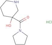 3-(Pyrrolidine-1-carbonyl)piperidin-3-ol hydrochloride