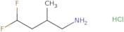 4,4-Difluoro-2-methylbutan-1-amine hydrochloride