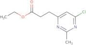 Ethyl 3-(6-chloro-2-methylpyrimidin-4-yl)propanoate