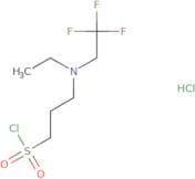 3-[Ethyl(2,2,2-trifluoroethyl)amino]propane-1-sulfonyl chloride hydrochloride