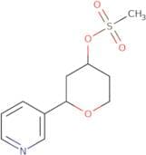 2-(Pyridin-3-yl)oxan-4-yl methanesulfonate
