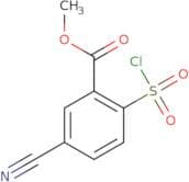 Methyl 2-(chlorosulfonyl)-5-cyanobenzoate