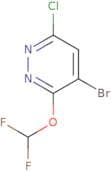 4-Bromo-6-chloro-3-(difluoromethoxy)pyridazine