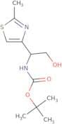 tert-Butyl N-[2-hydroxy-1-(2-methyl-1,3-thiazol-4-yl)ethyl]carbamate