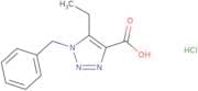 1-Benzyl-5-ethyl-1H-1,2,3-triazole-4-carboxylic acid hydrochloride