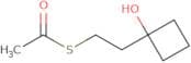 1-{[2-(1-Hydroxycyclobutyl)ethyl]sulfanyl}ethan-1-one