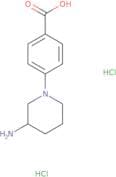 4-(3-Aminopiperidin-1-yl)benzoic acid dihydrochloride