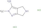 2-Methyl-2H,4H,5H,6H-pyrrolo[3,4-c]pyrazol-3-amine dihydrochloride